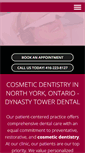 Mobile Screenshot of dynastytowerdental.ca